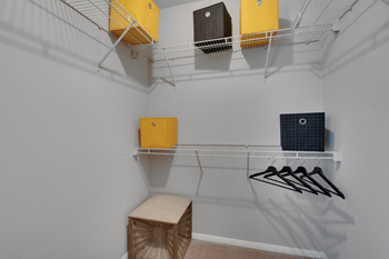 Spacious closets